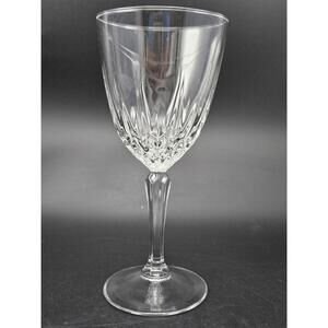 Vintage Luminarc Wexford 6.75" Water Goblet - Stamped France Diamond Point Glass